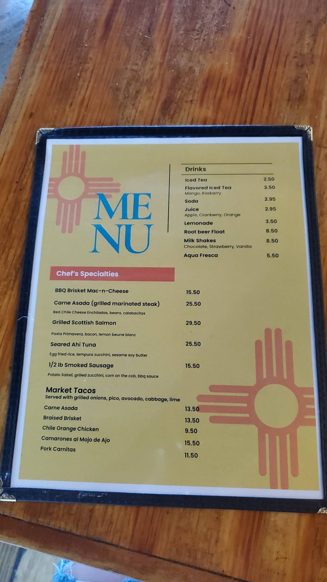 Menu at Trading Post Market & Deli cafe, Ranchos de Taos, NM-68