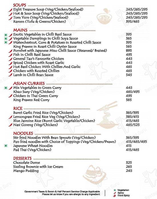 Menu at Asia Kitchen By Mainland China, Pune, Store EB/SF/15