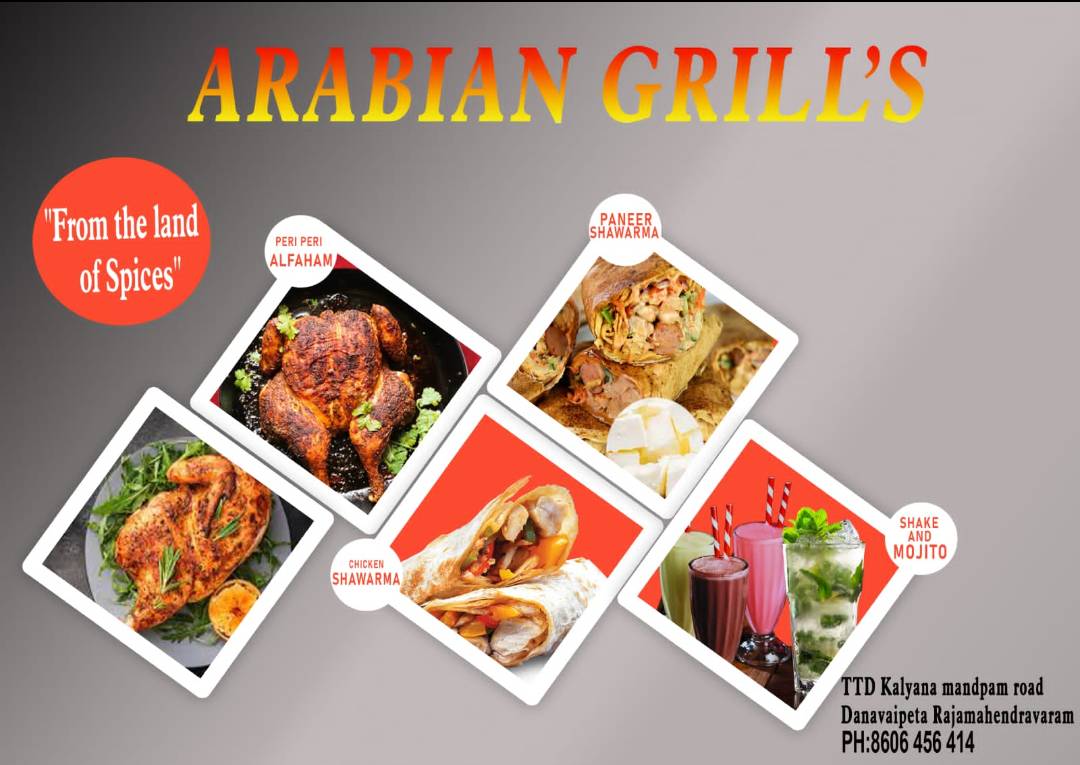 Menu at Arabian Grill's, Rajahmundry