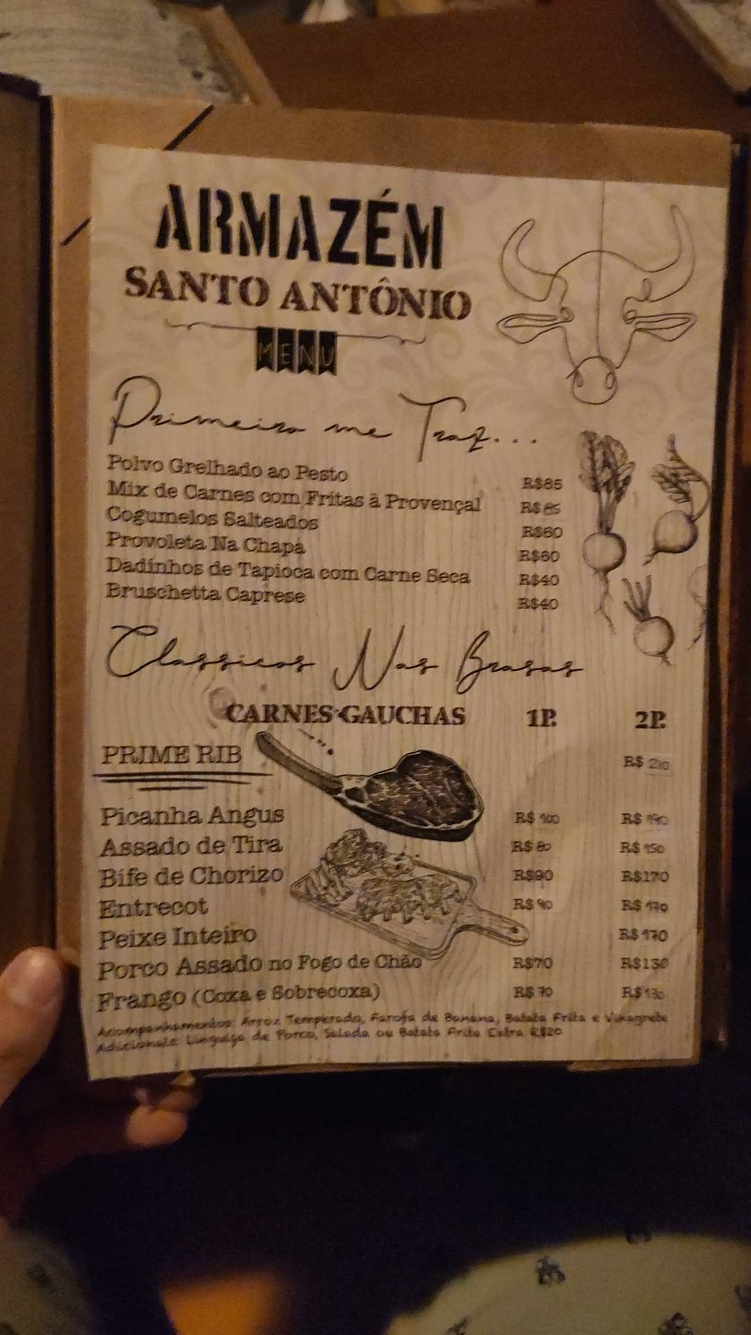 Menu Em Armaz M Santo Ant Nio Restaurante Arraial D Ajuda