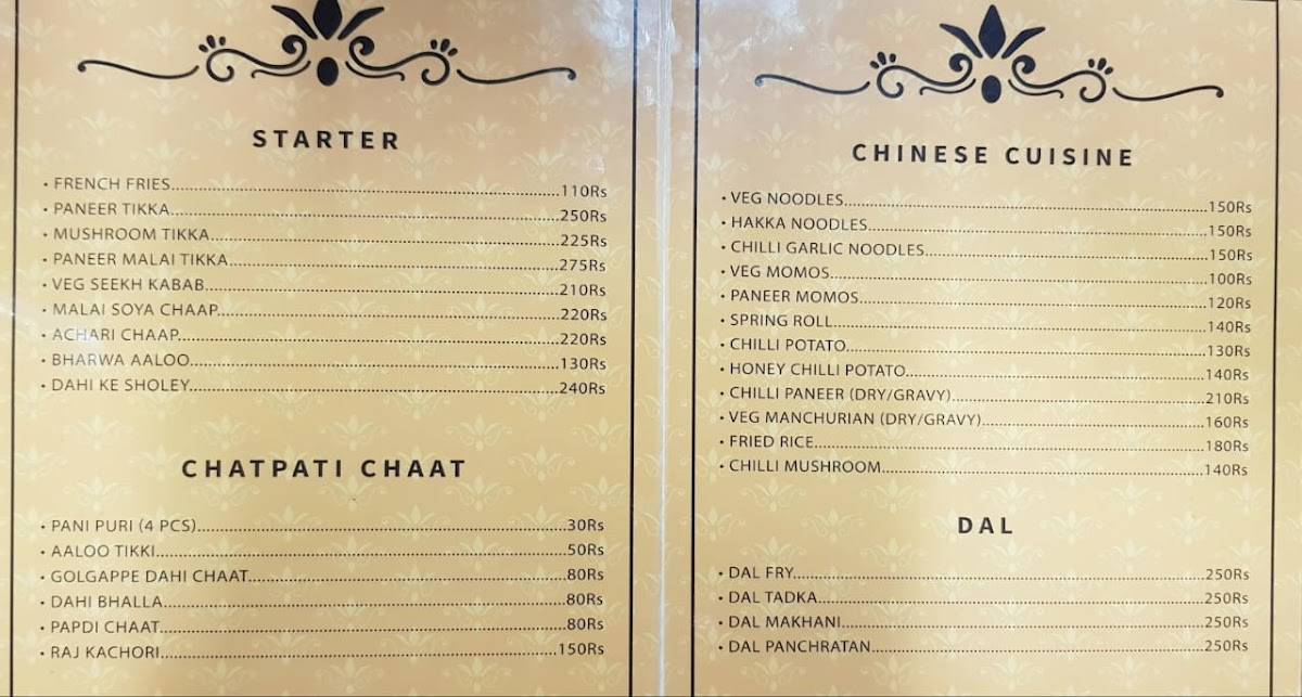 Menu at Bindal Food Fusion by sweets corner, Muzaffarnagar