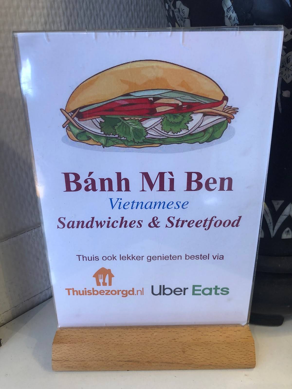 Speisekarte von Ben Sandwiches, Delft