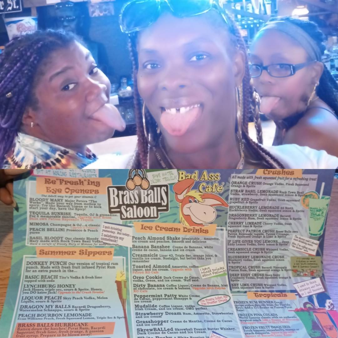 Menu at Brass Balls Saloon pub & bar, Ocean City