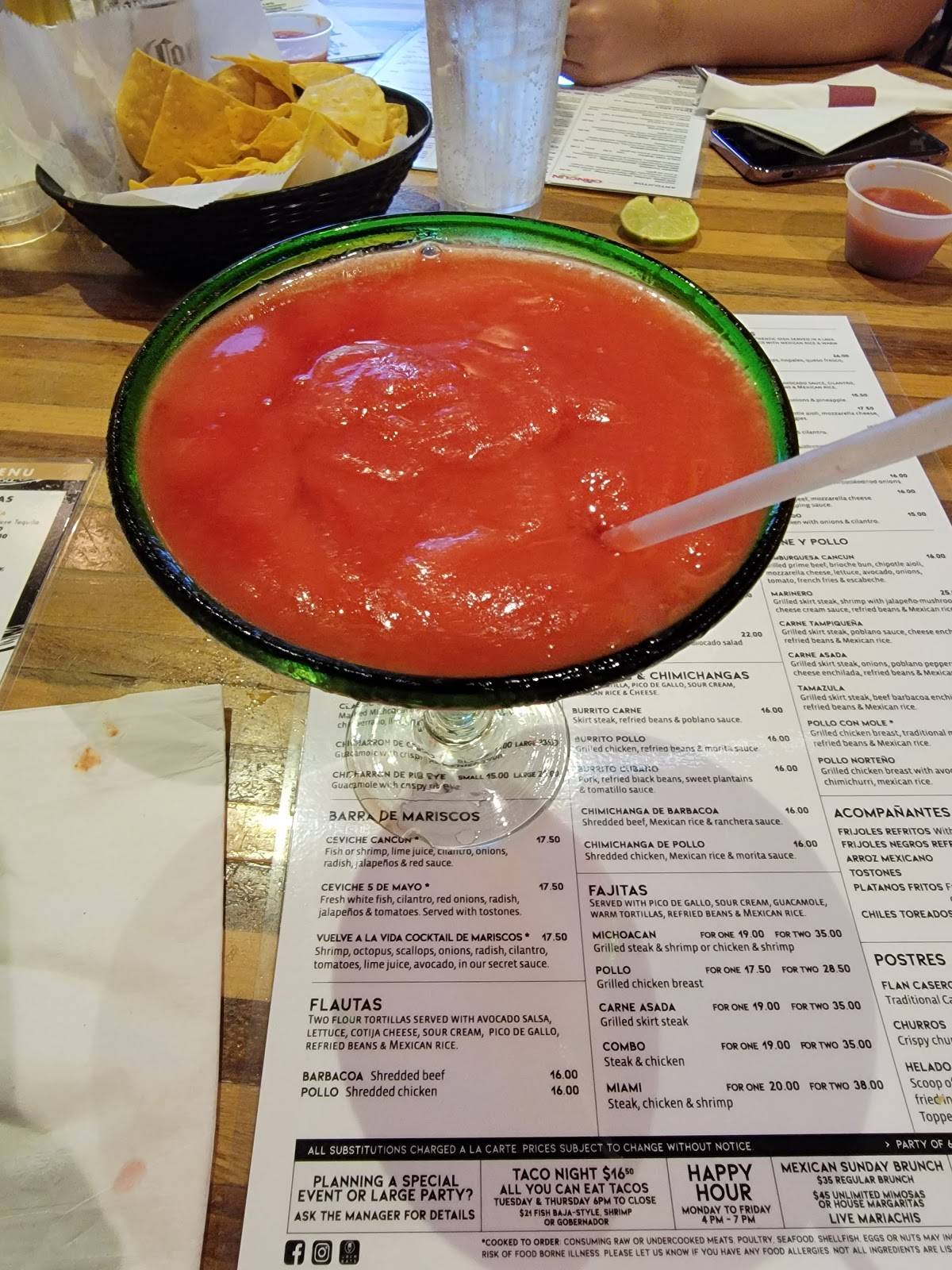 Menu at Cancun Grill restaurant, Miami Lakes, NW 77th Ct