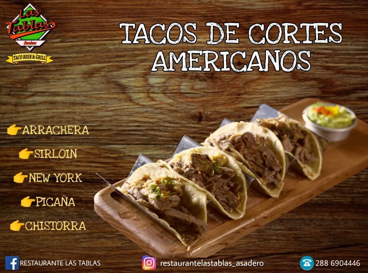 Carta de RESTAURANTE LAS TABLAS, Cosamaloapan