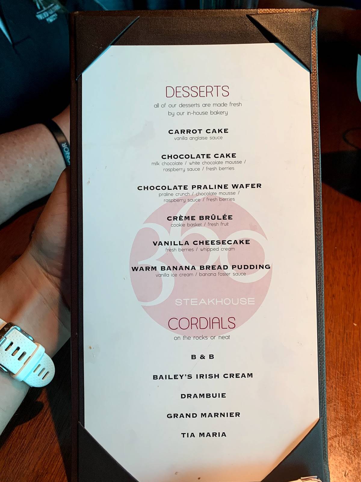 Menu at 360 Steakhouse, Council Bluffs
