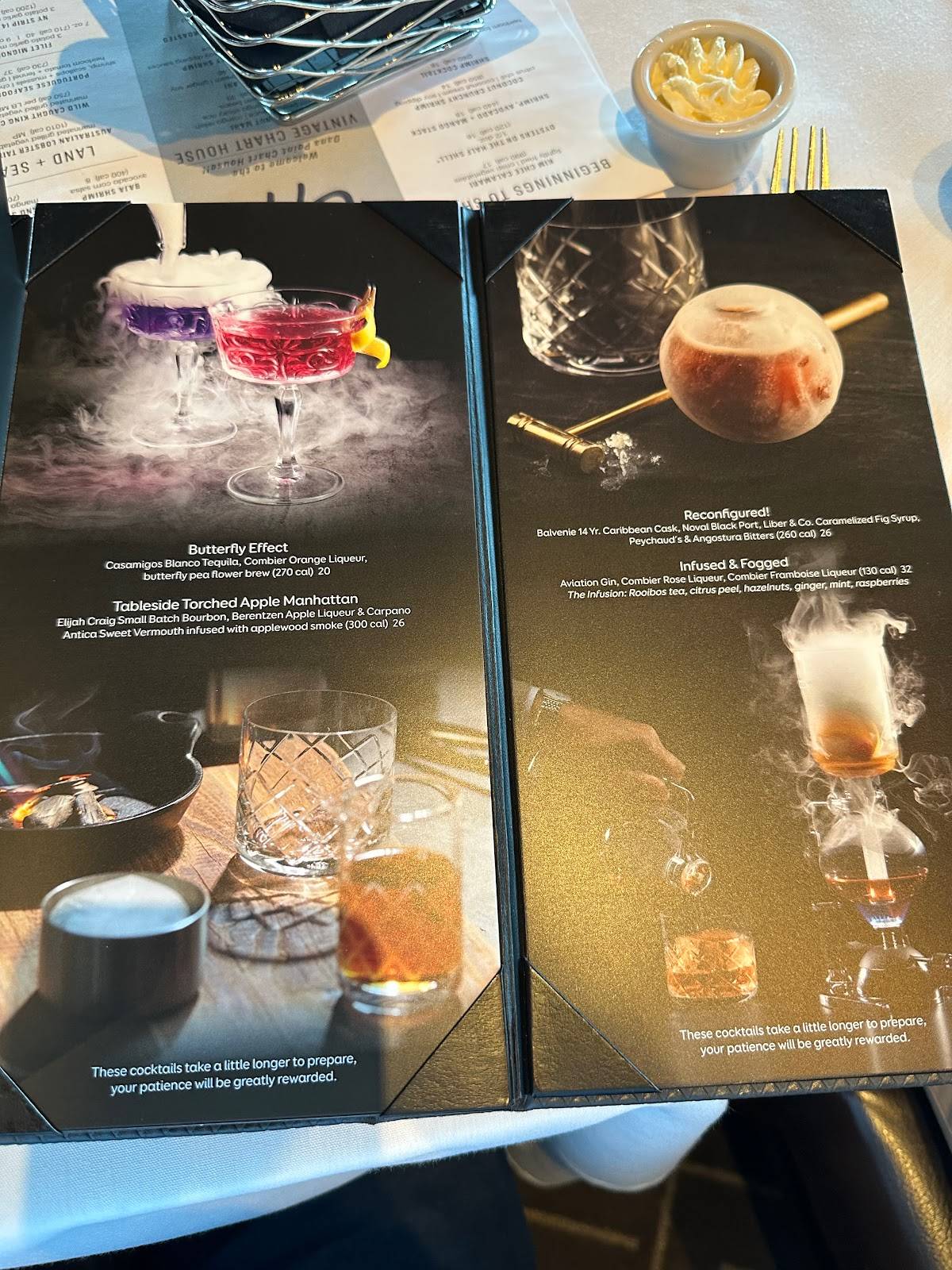 Menu at Chart House steakhouse, Dana Point
