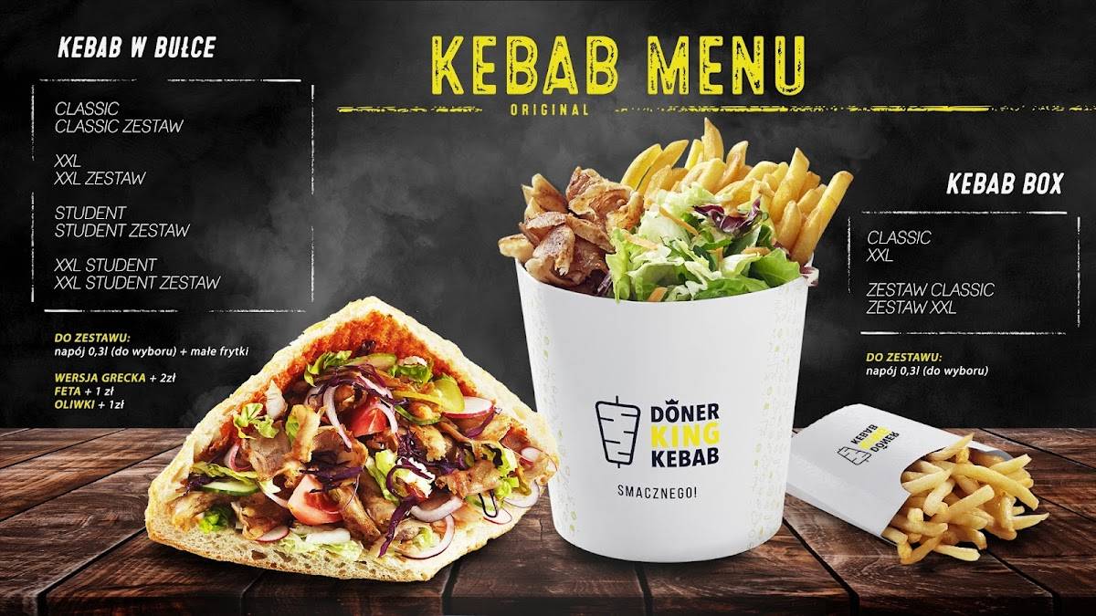 Menu at Doner King Kebab Zblewo Bar, Zblewo