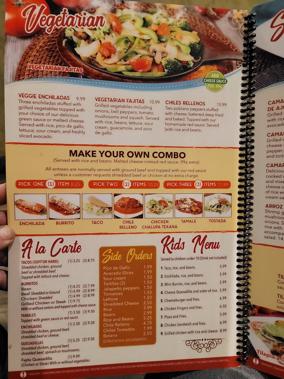 Menu at El Patio Mexican Grill & Cantina restaurant, Enid