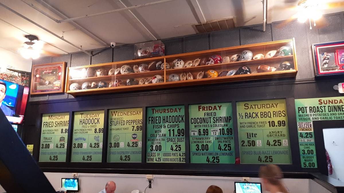 Menu at Gridiron Restaurant & Sports Pub, Lewiston