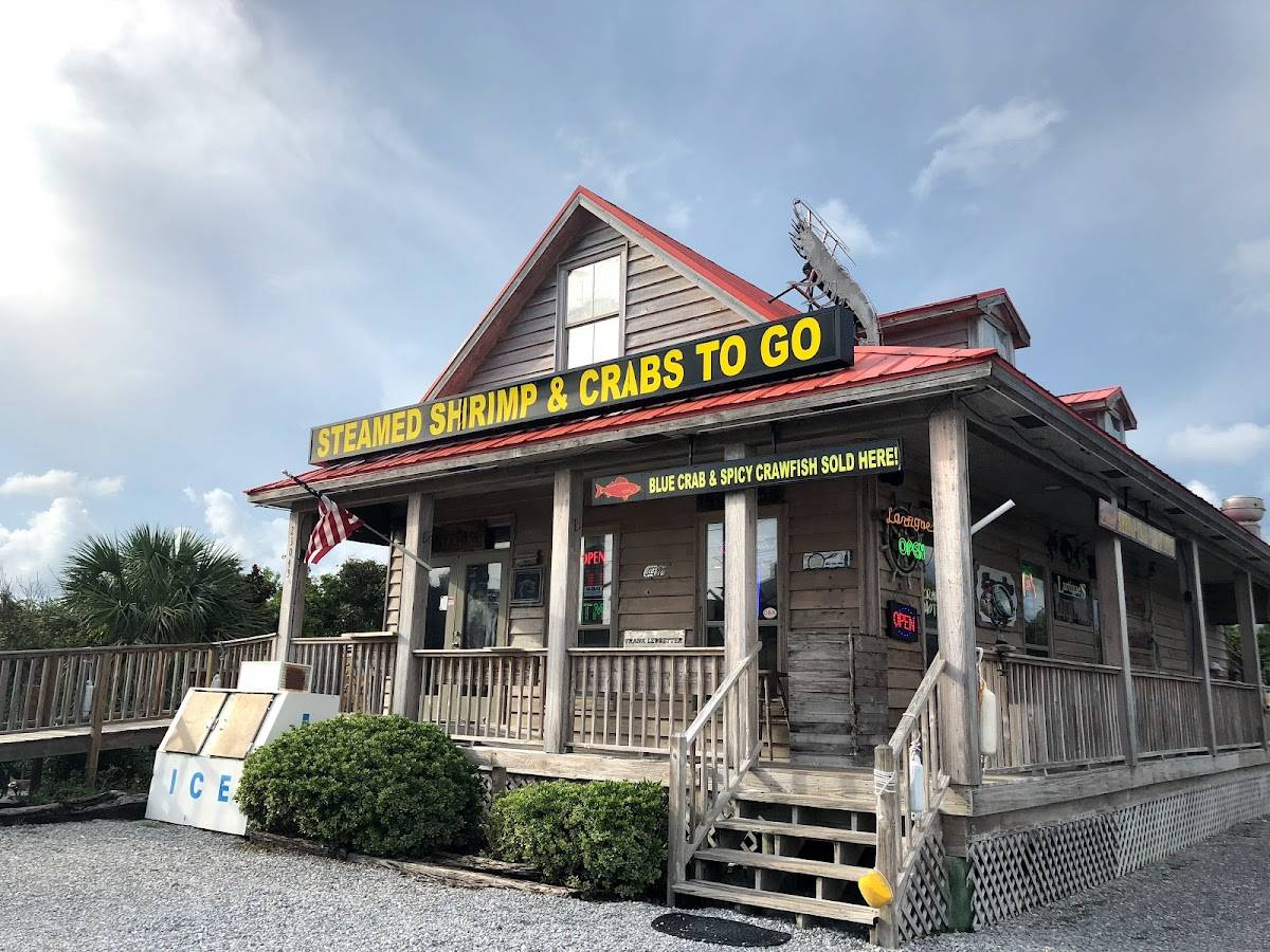 Menu at Lartigue's Original Fresh Seafood Market restaurant, Orange Beach