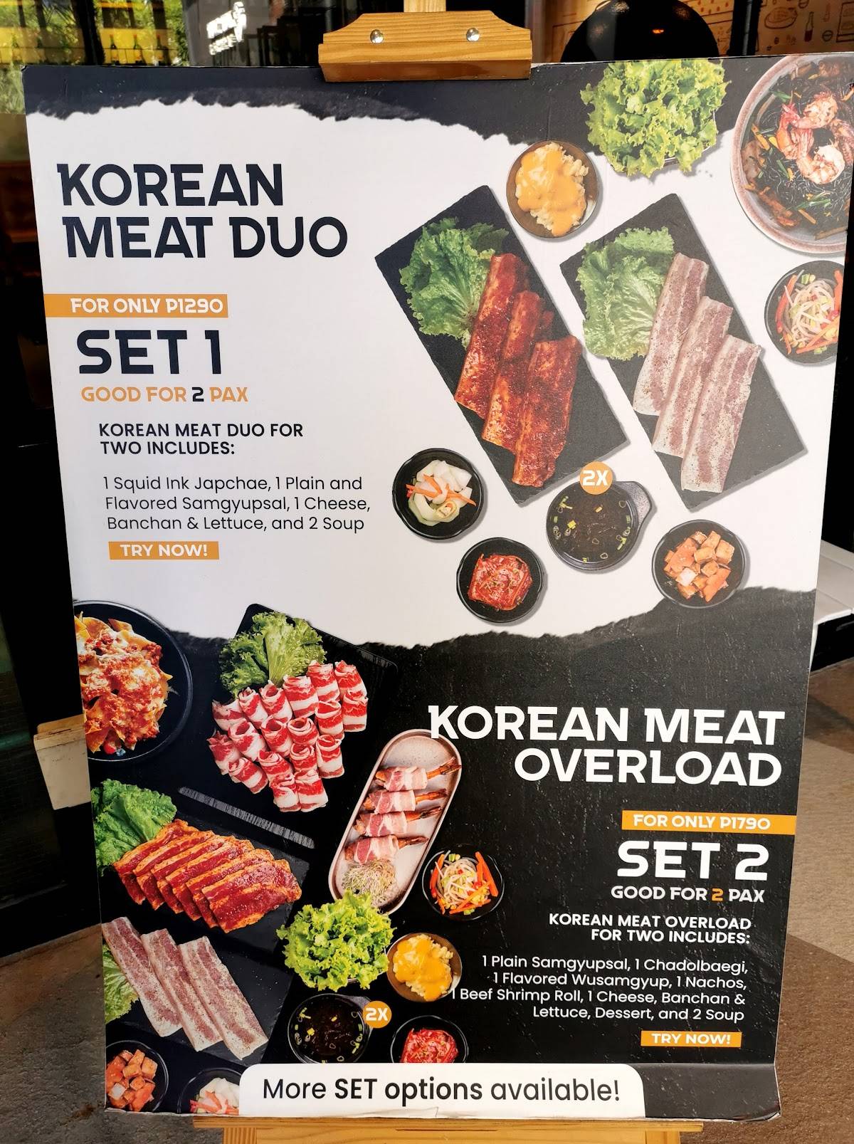 Menu at Jin Joo Korean Grill - SM Aura Premier restaurant, Taguig, 5/F