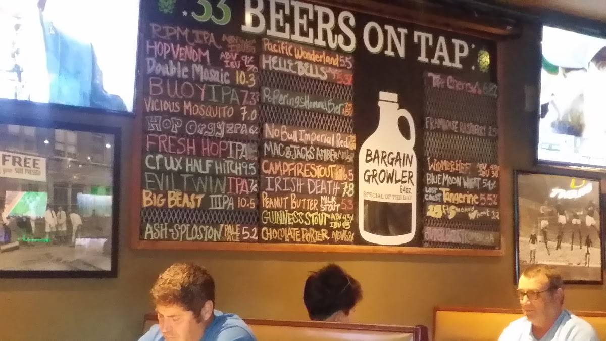 Menu at Porky's Public House & Eatery, Longview