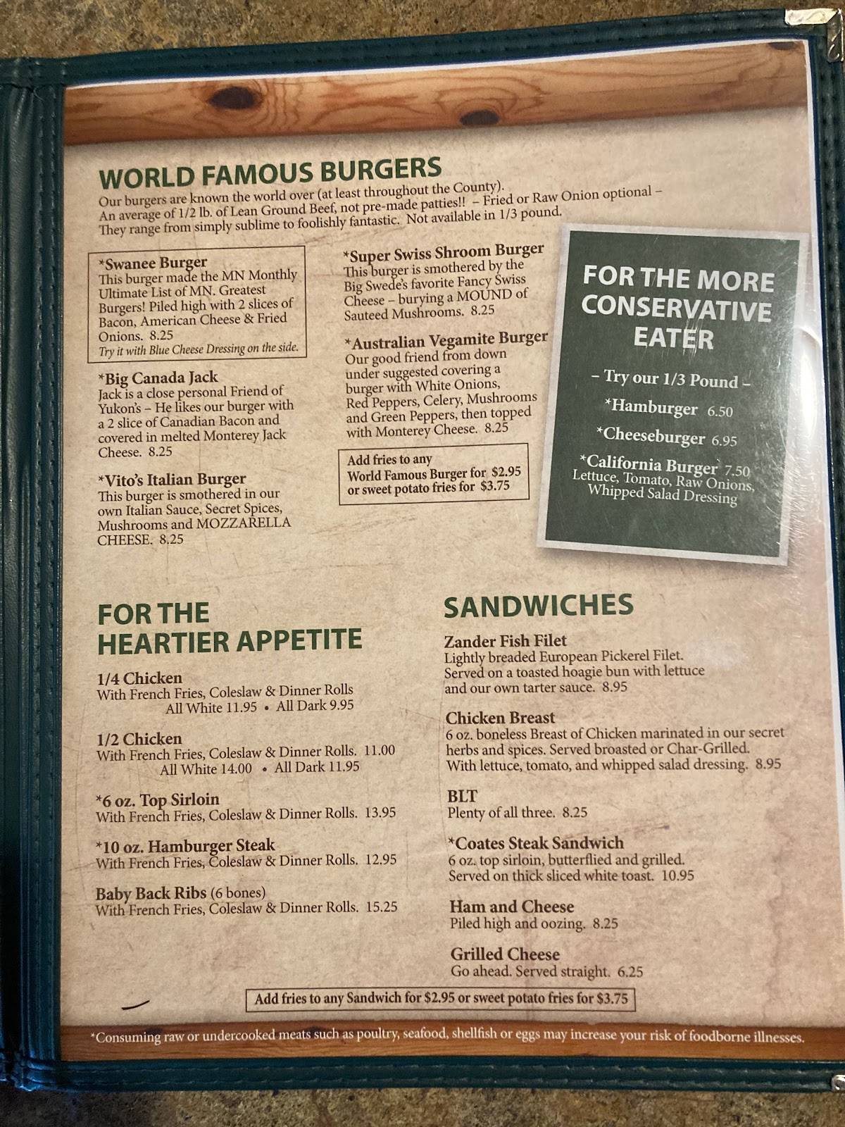 Menu at House Of Coates pub & bar, Rosemount, Clayton Ave E