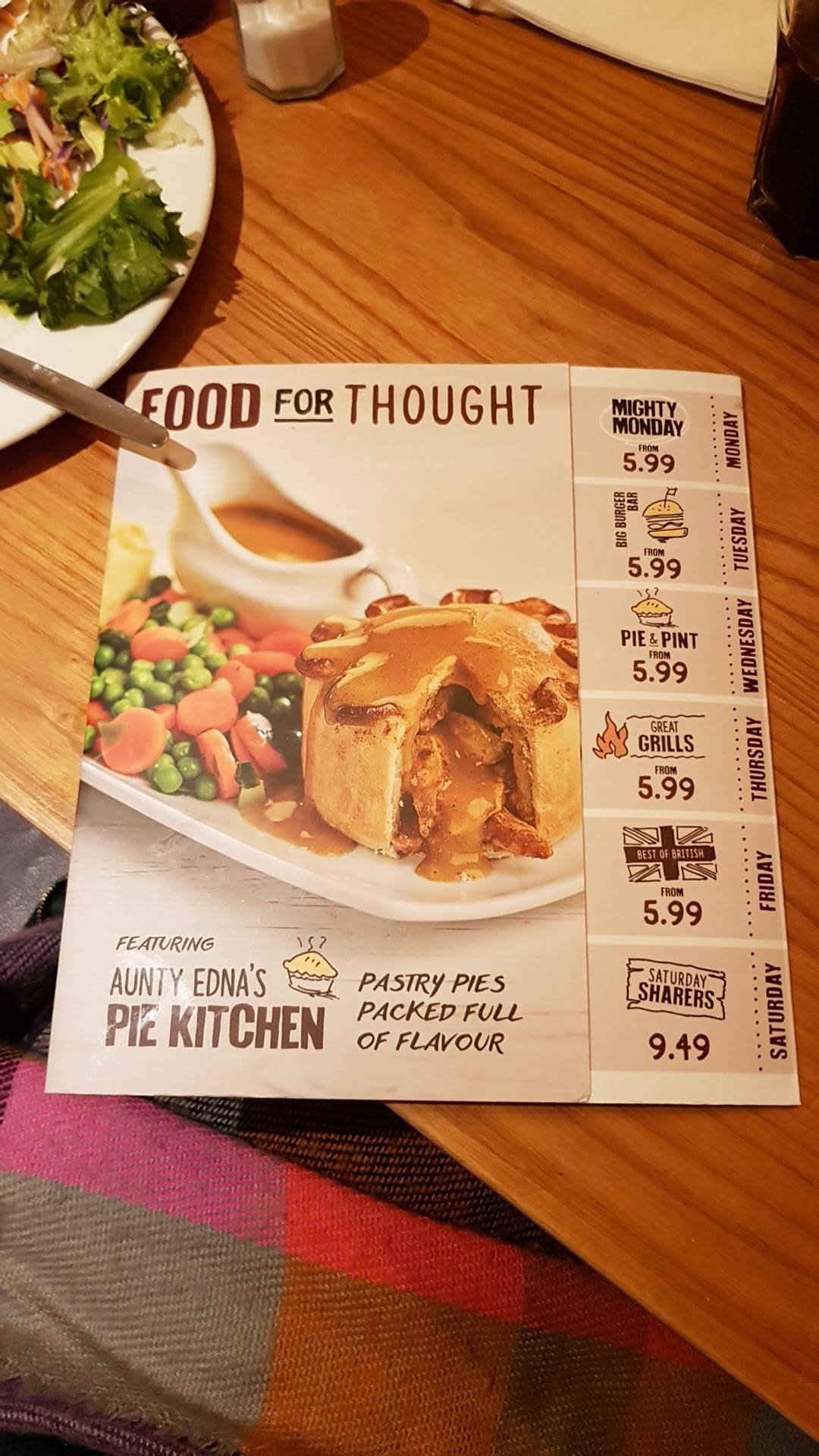 Menu at Merchant Cannock pub & bar, Cannock