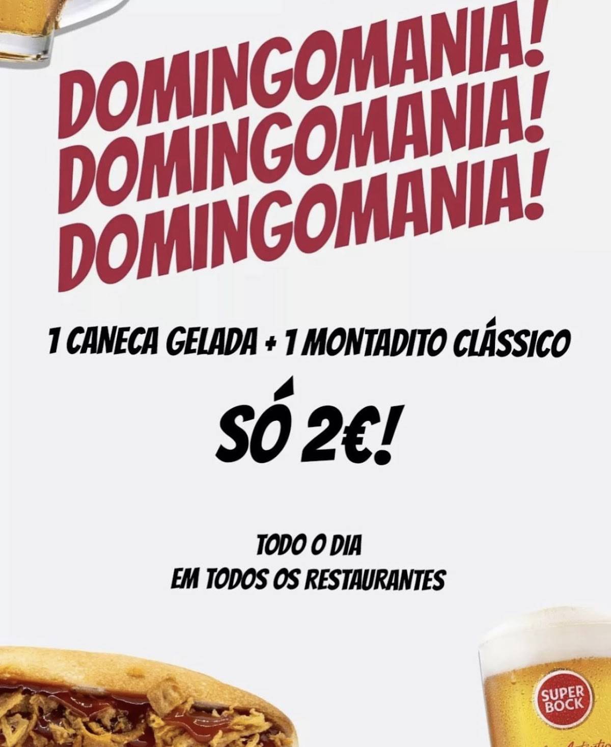 Menu em 100 Montaditos Quinta do Conde restaurante, Quinta do Conde