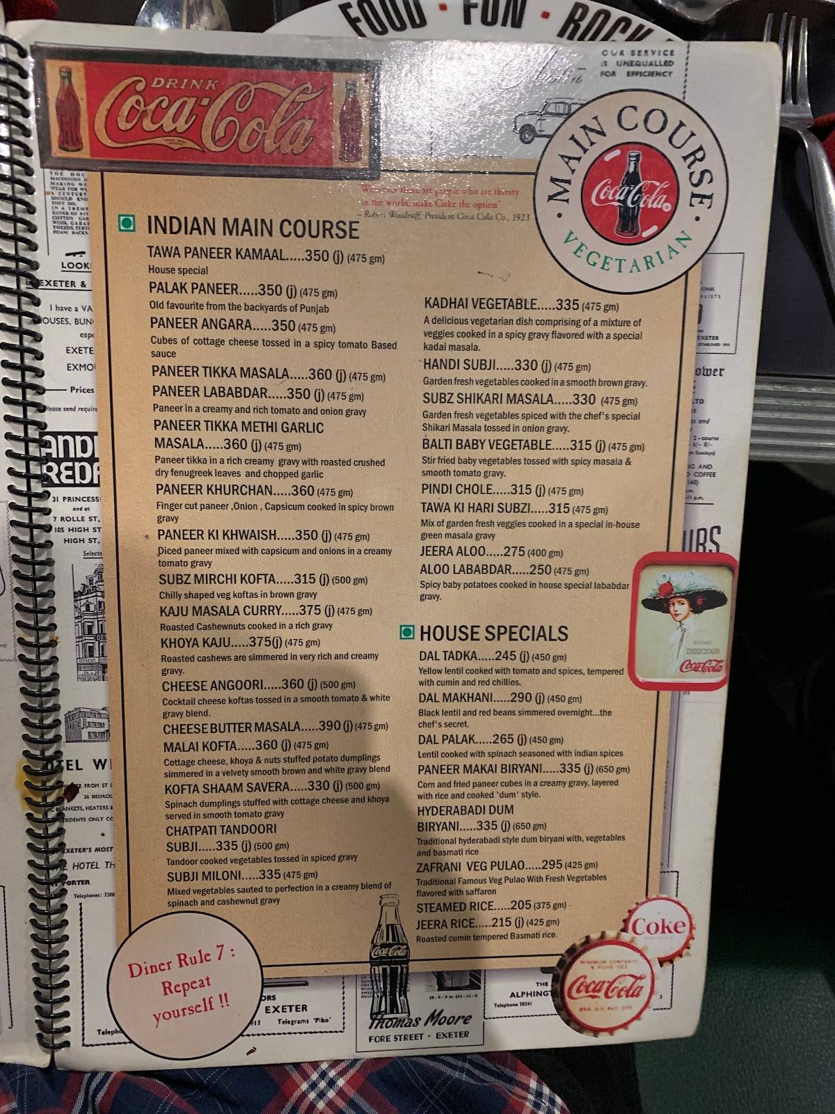 Menu at Tomato's Resturant (Pure Veg), Nadiad