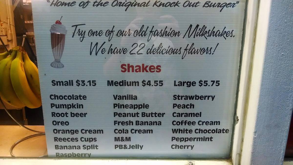 Menu at Scenic Drive In desserts, Modesto, Scenic Dr