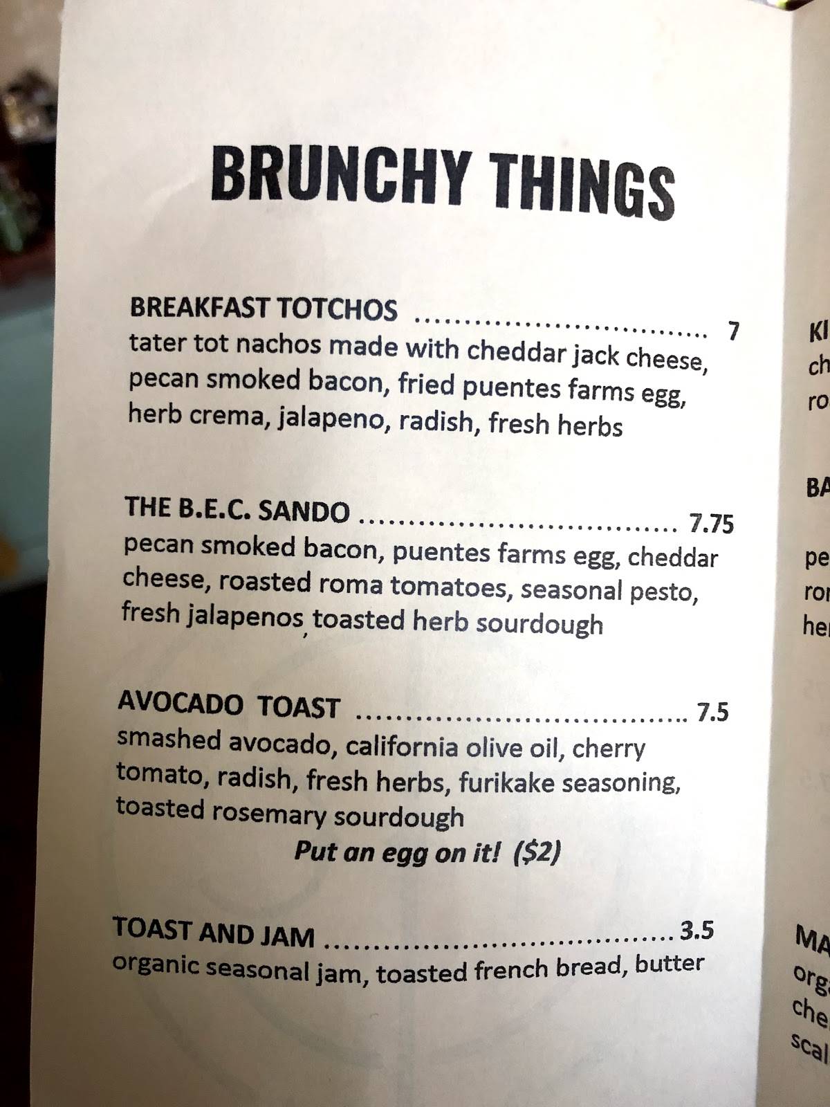 Menu at Cast Iron Trading Co. pub & bar, Stockton