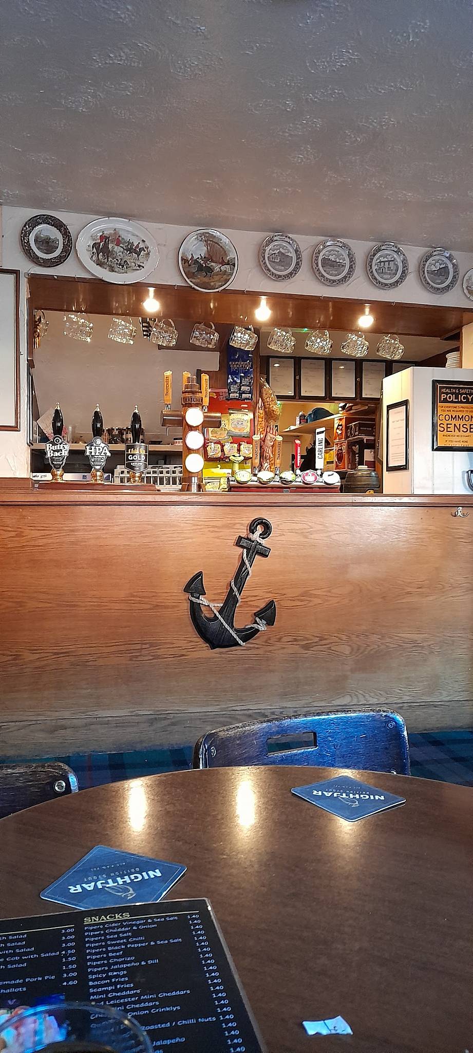 Menu at The Anchor Inn pub & bar, Kidderminster