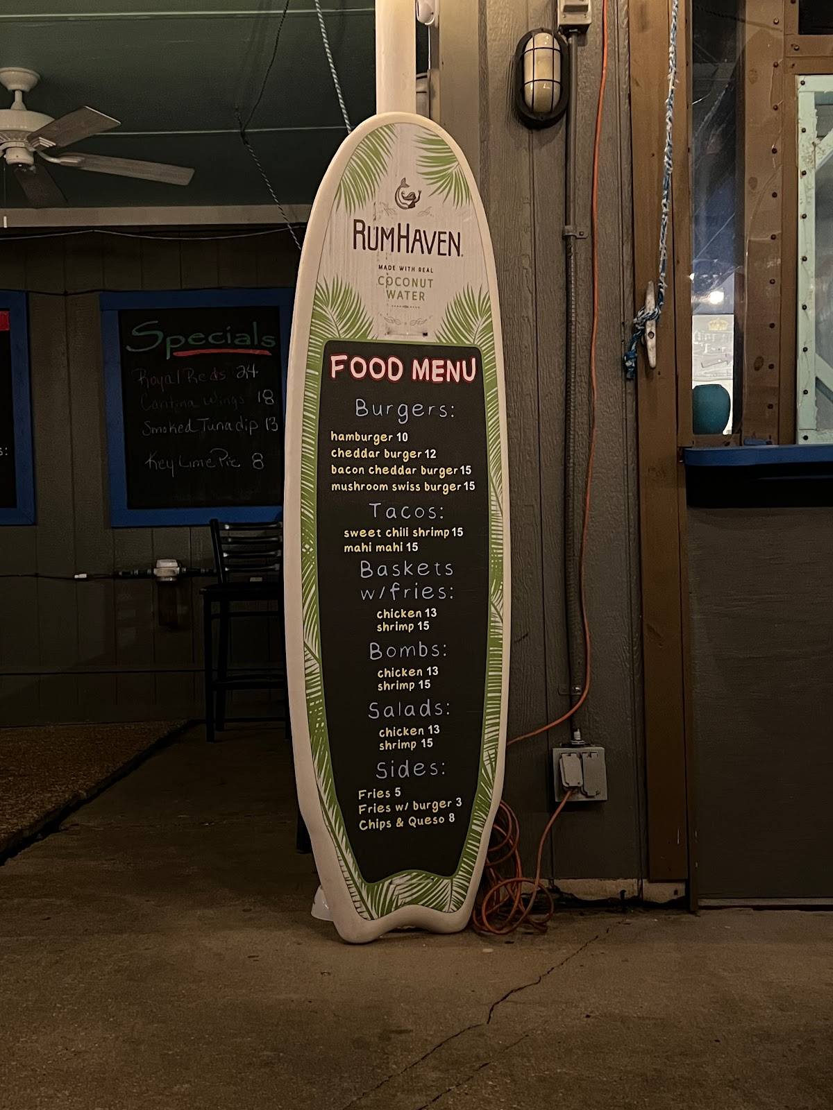 Menu at The Blind Tiger Marina del Ray restaurant, Madisonville