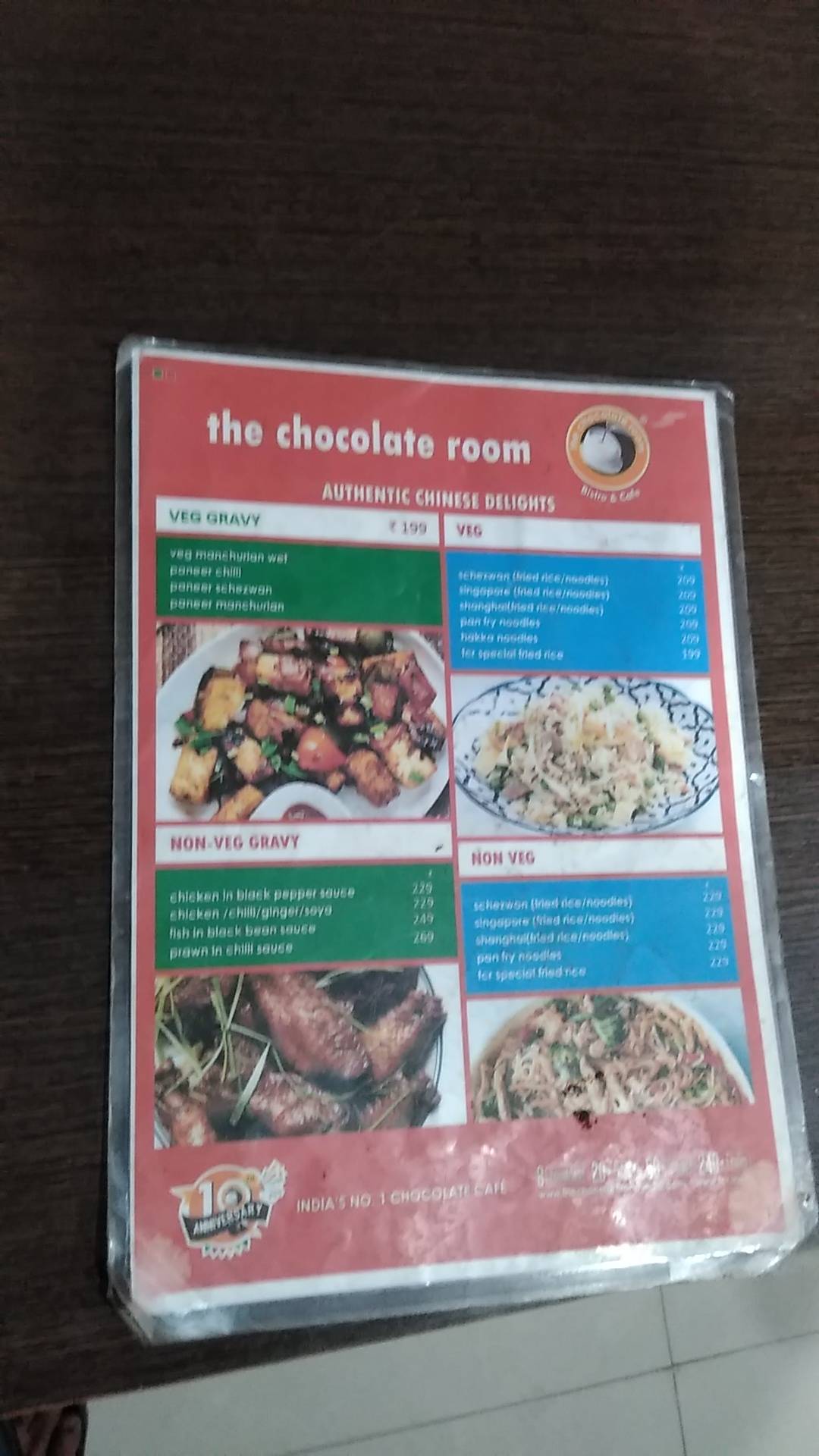 Menu at The Chocolate Room, Vijayawada, 541511B
