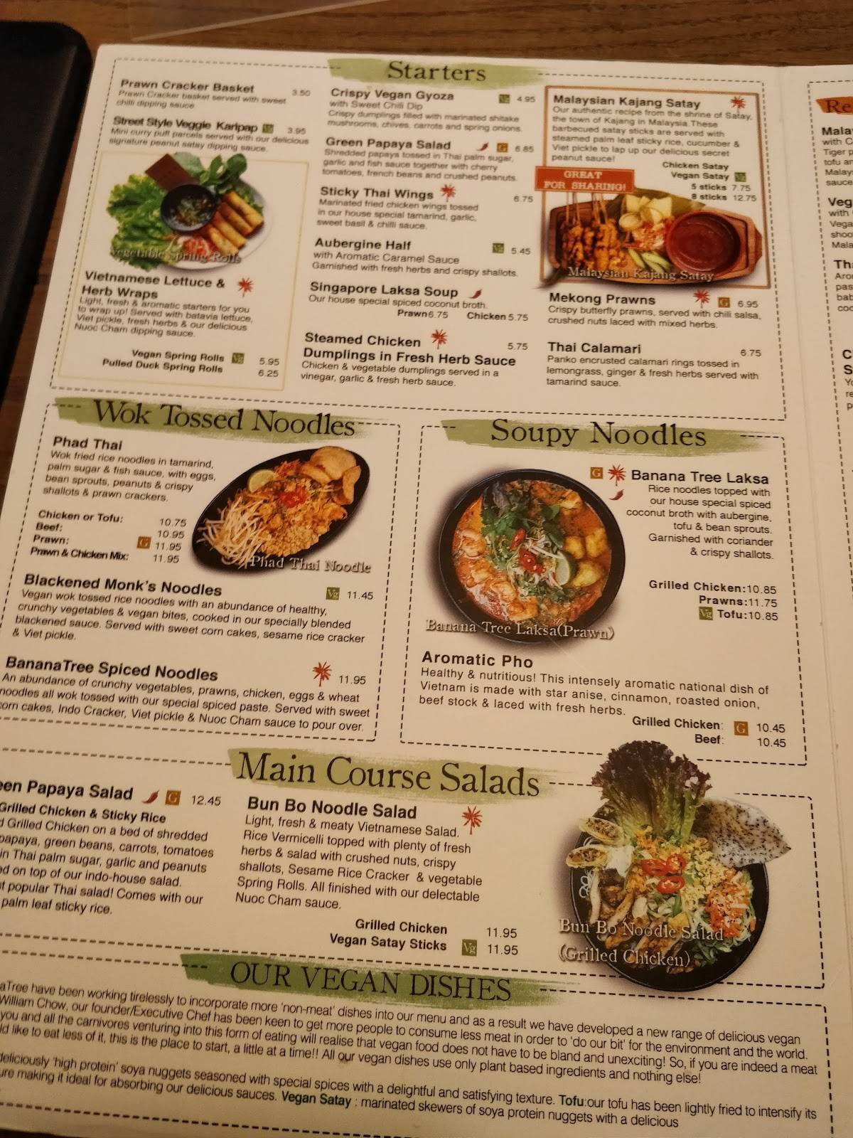 Menu at Banana Tree Milton Keynes restaurant, Milton Keynes