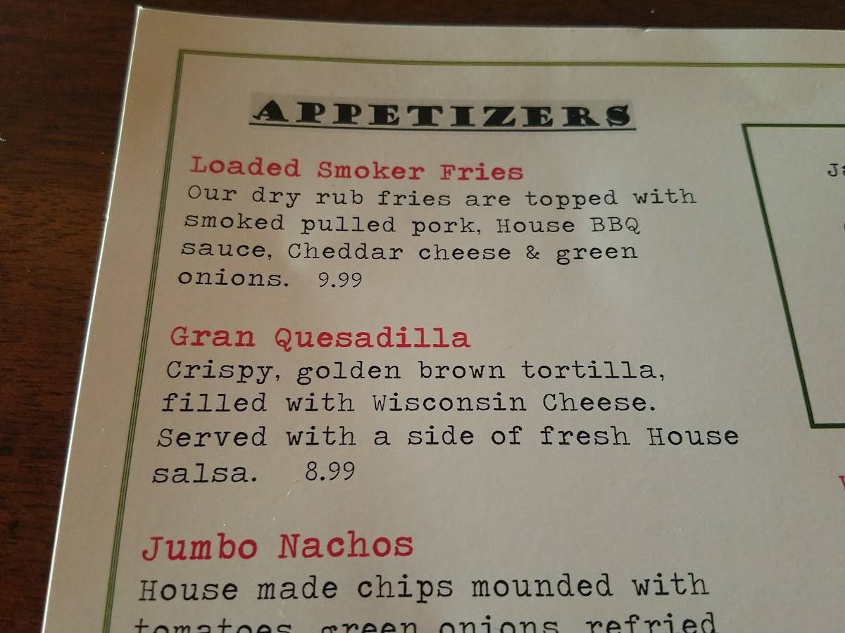 Menu at Bosch Food Tavern pub & bar, Hales Corners