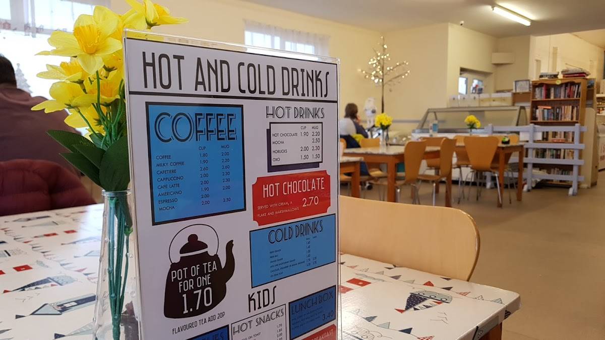 Menu at Hartleys Beach Shop cafe, Saint Bees