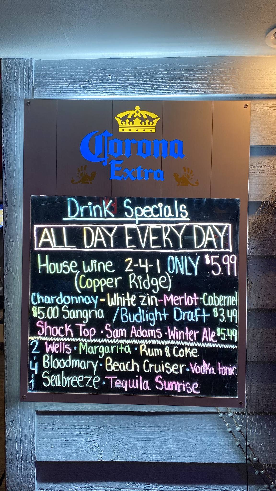 Menu at Charlie's Fish House Restaurant, Crystal River