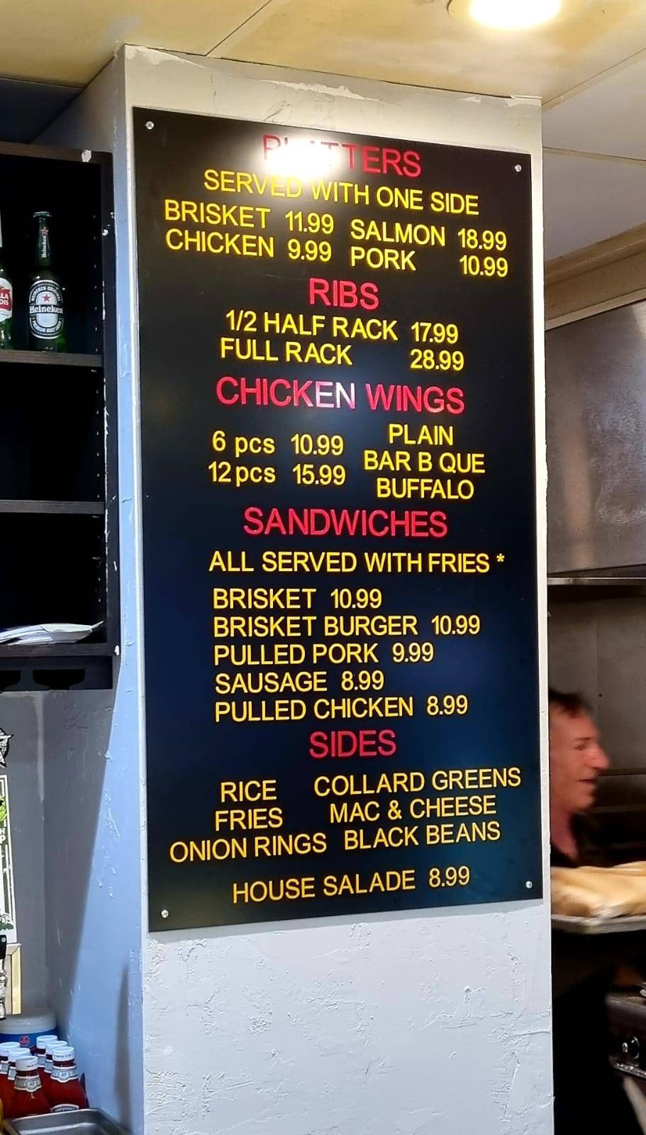 Menu at Joe's Grill & Bar, Dania Beach