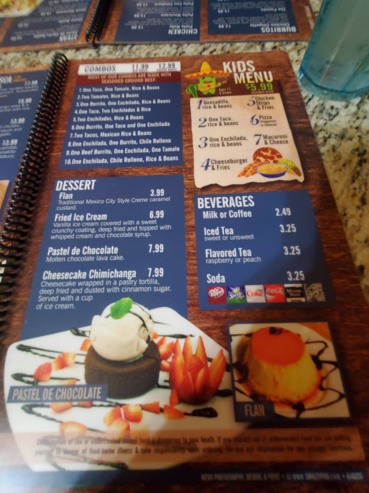 Menu at Los Sauces Mexican Restaurant, Nevada, 117 S Centennial Blvd
