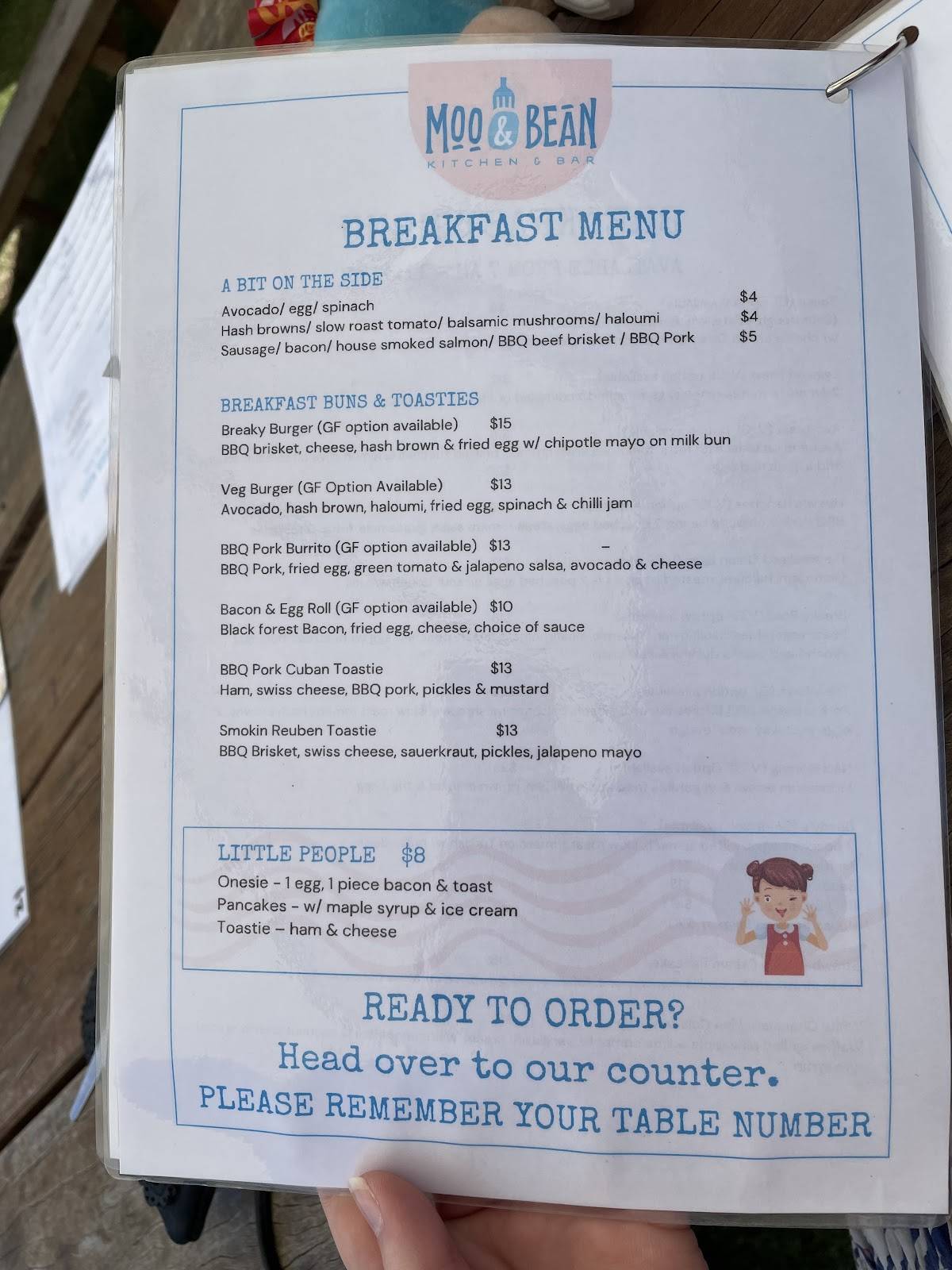 Menu At Moo And Bean Kitchen And Bar North Haven