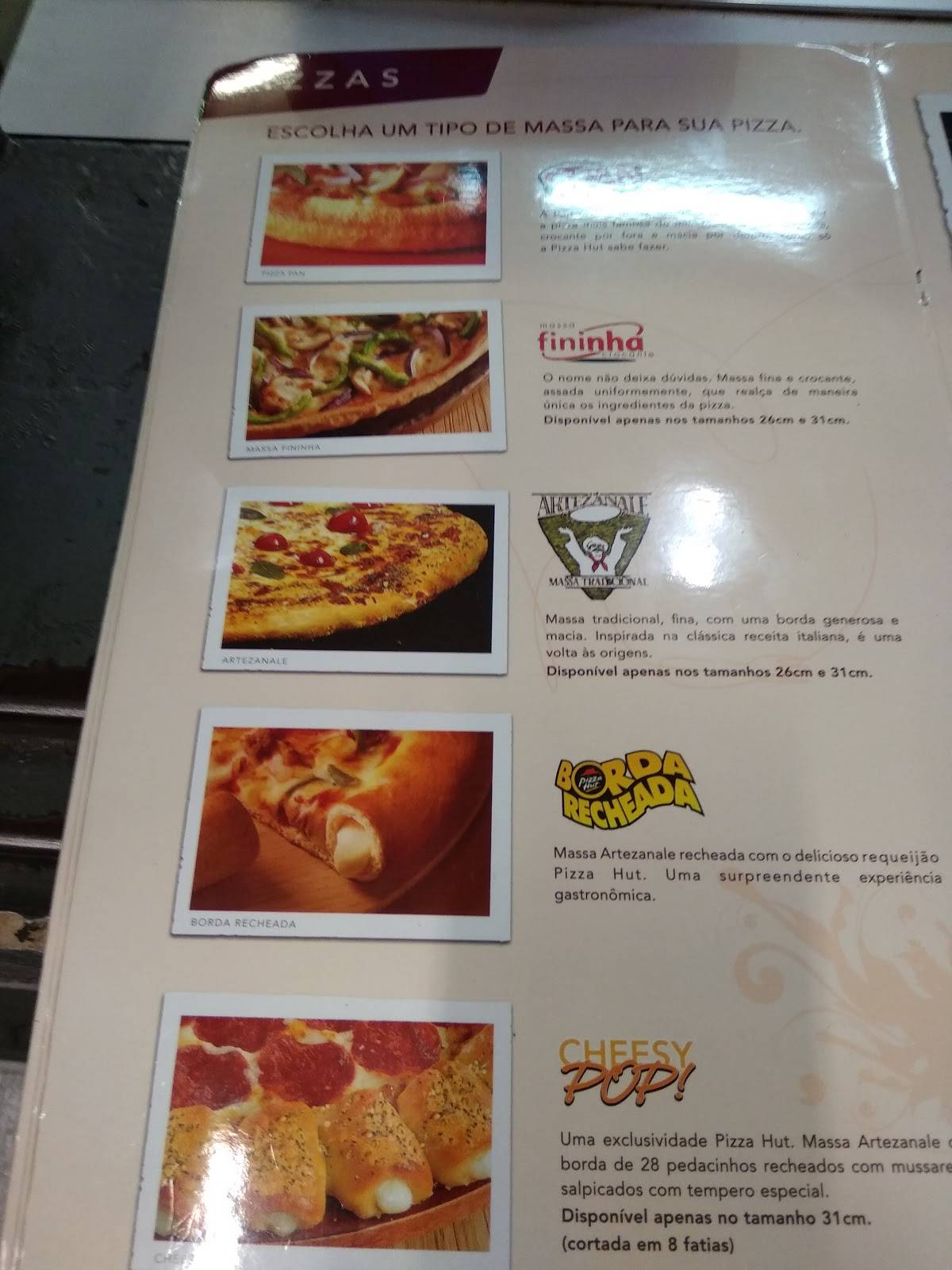 Menu em Pizza Hut Vila São Paulo Pizzaria, Delivery em Sorocaba SP