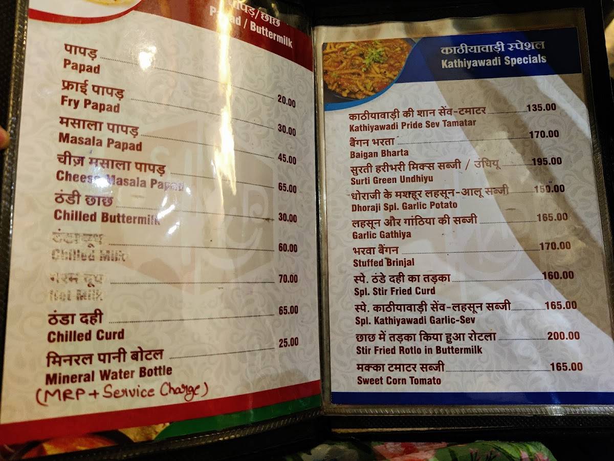 Menu at Coriander Leaf Restaurant, Indore