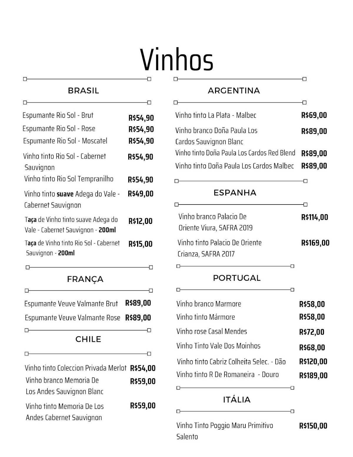 Menu em Ecco Gastronomia Restaurante em Vargem Grande, Rio de Janeiro