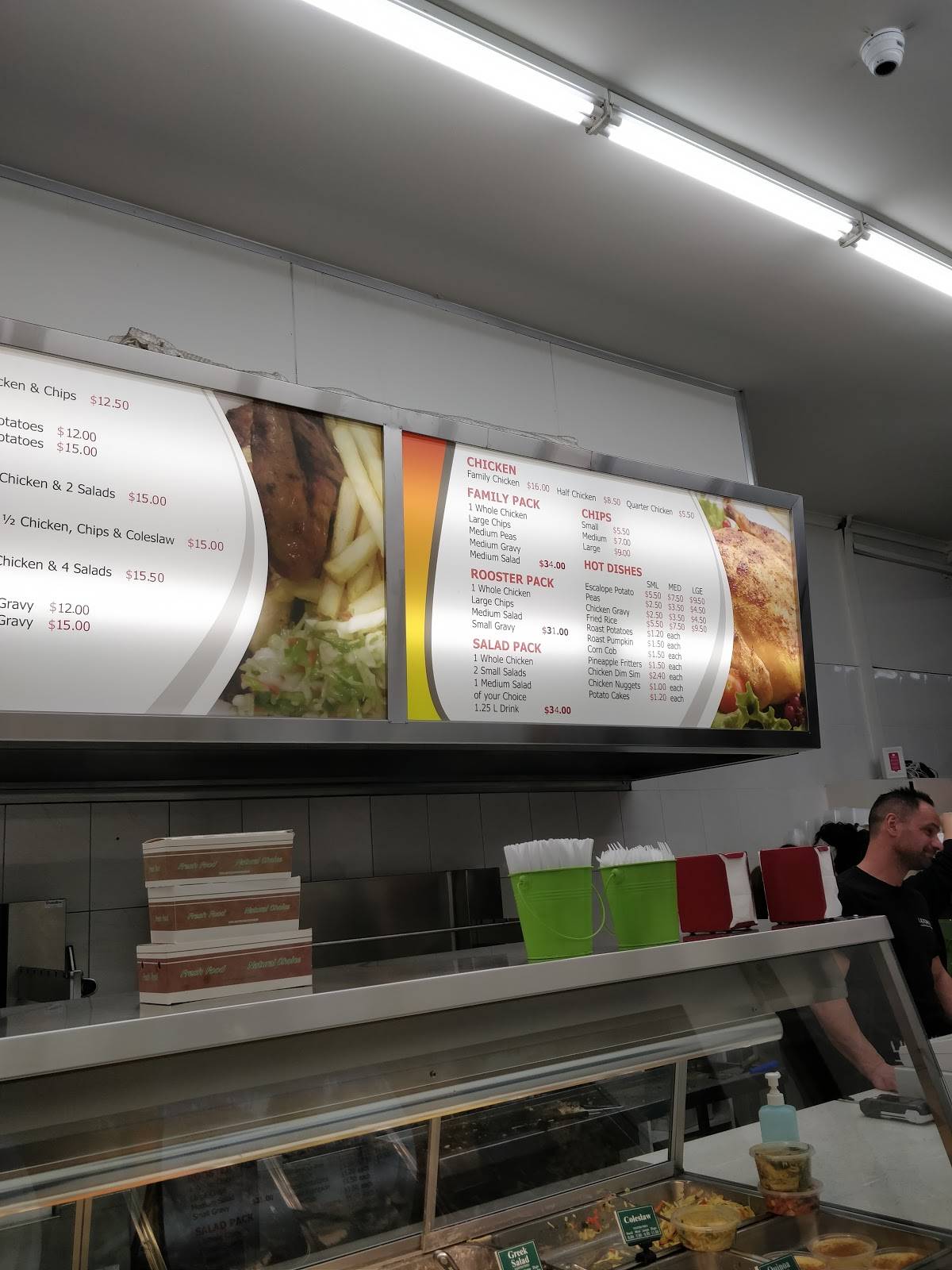 Menu at Jackson Court Charcoal Chicken restaurant, Doncaster East