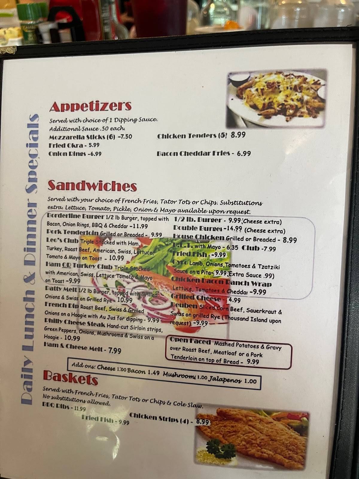 Menu at Leo's French Toast House restaurant, Alva