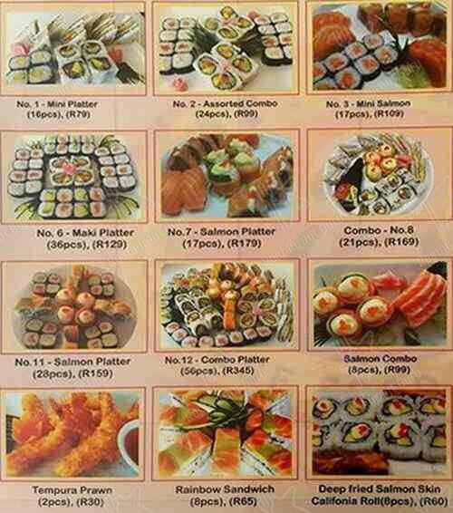 Menu at Mr.panda Chinese Food&Sushi restaurant, Kempton Park