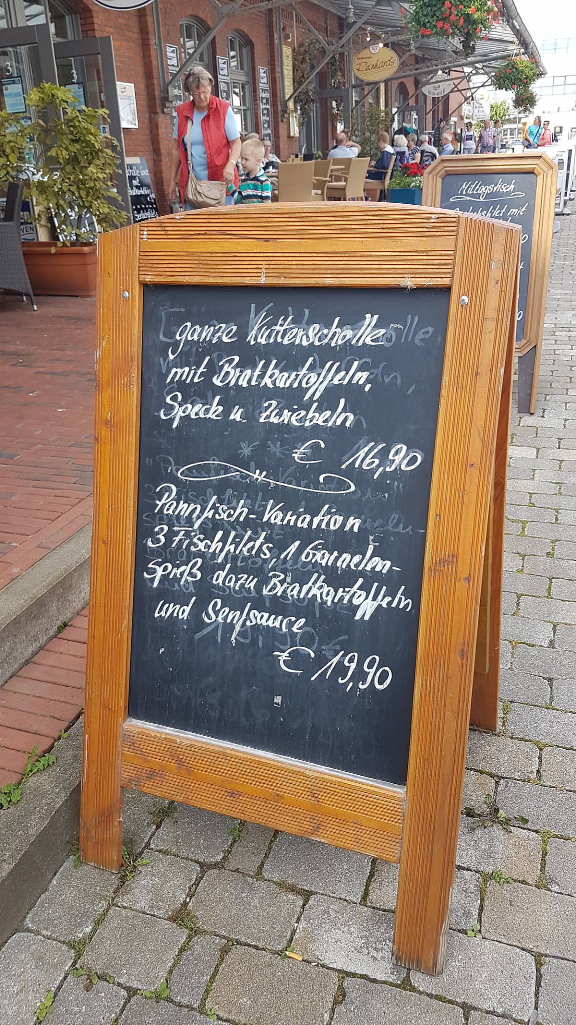 Speisekarte Von Takelage Restaurant, Bremerhaven