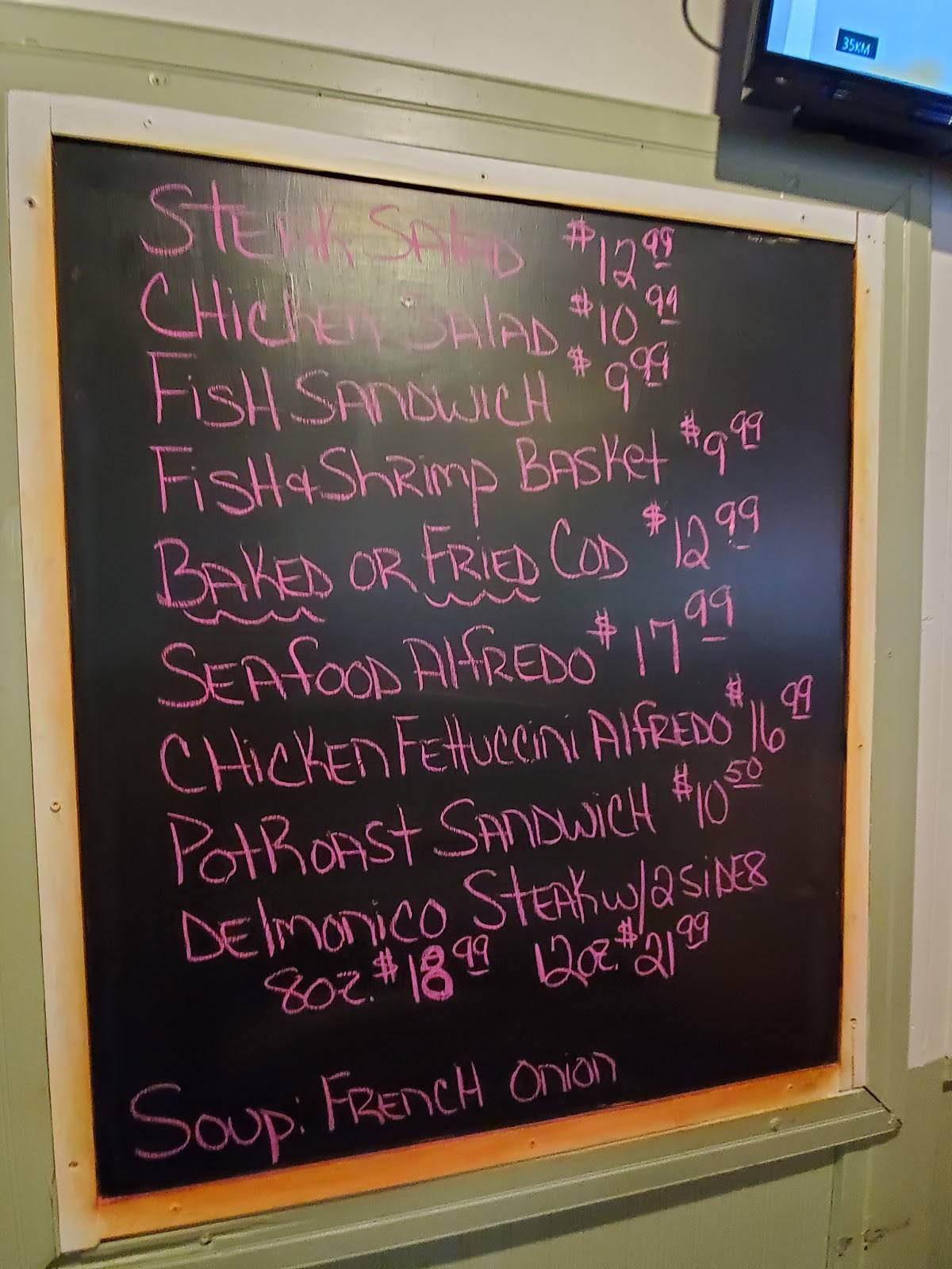 Menu at Scooter's Bar & Grill, Andover