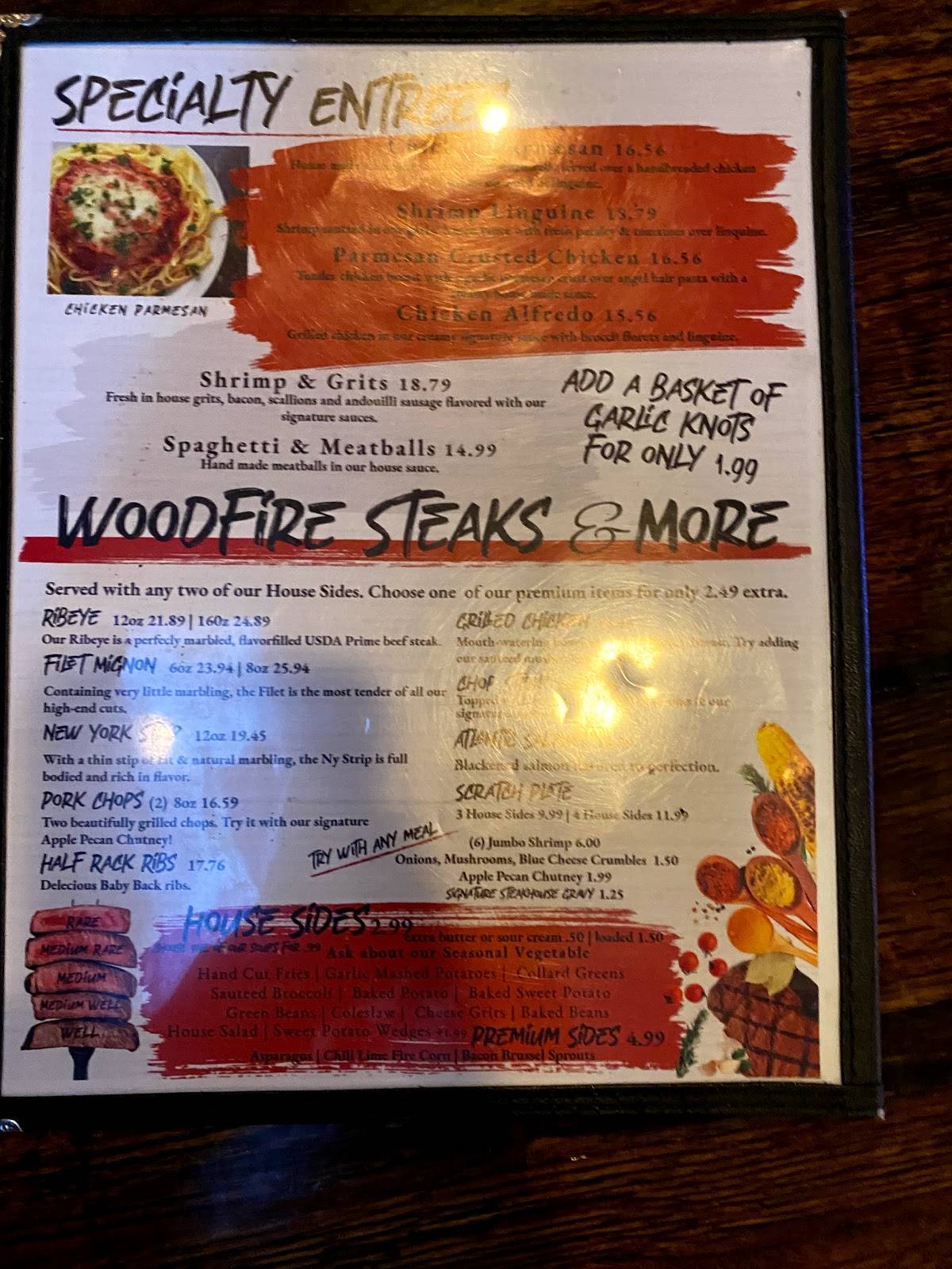 Menu at Brother's Bar & Steakhouse, Villa Rica