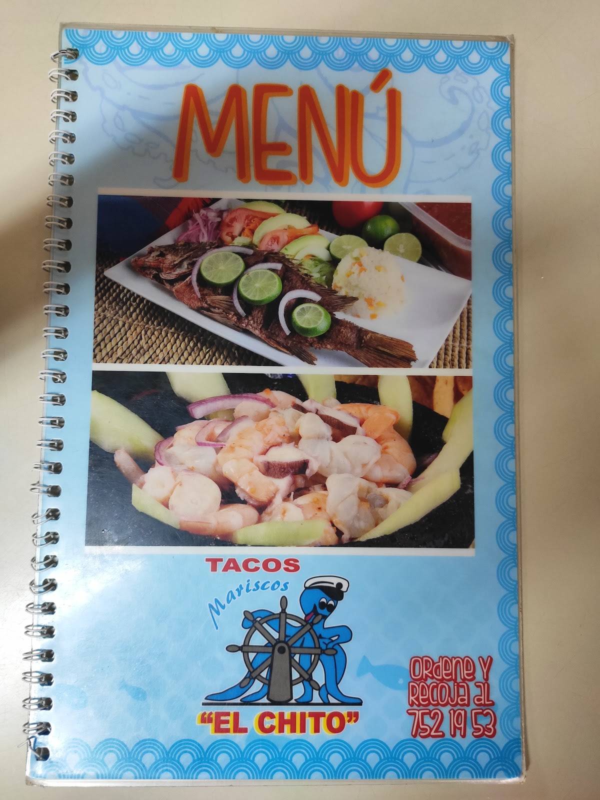 Carta del restaurante Tacos y Mariscos el Chito, Culiacán Rosales, Av ...