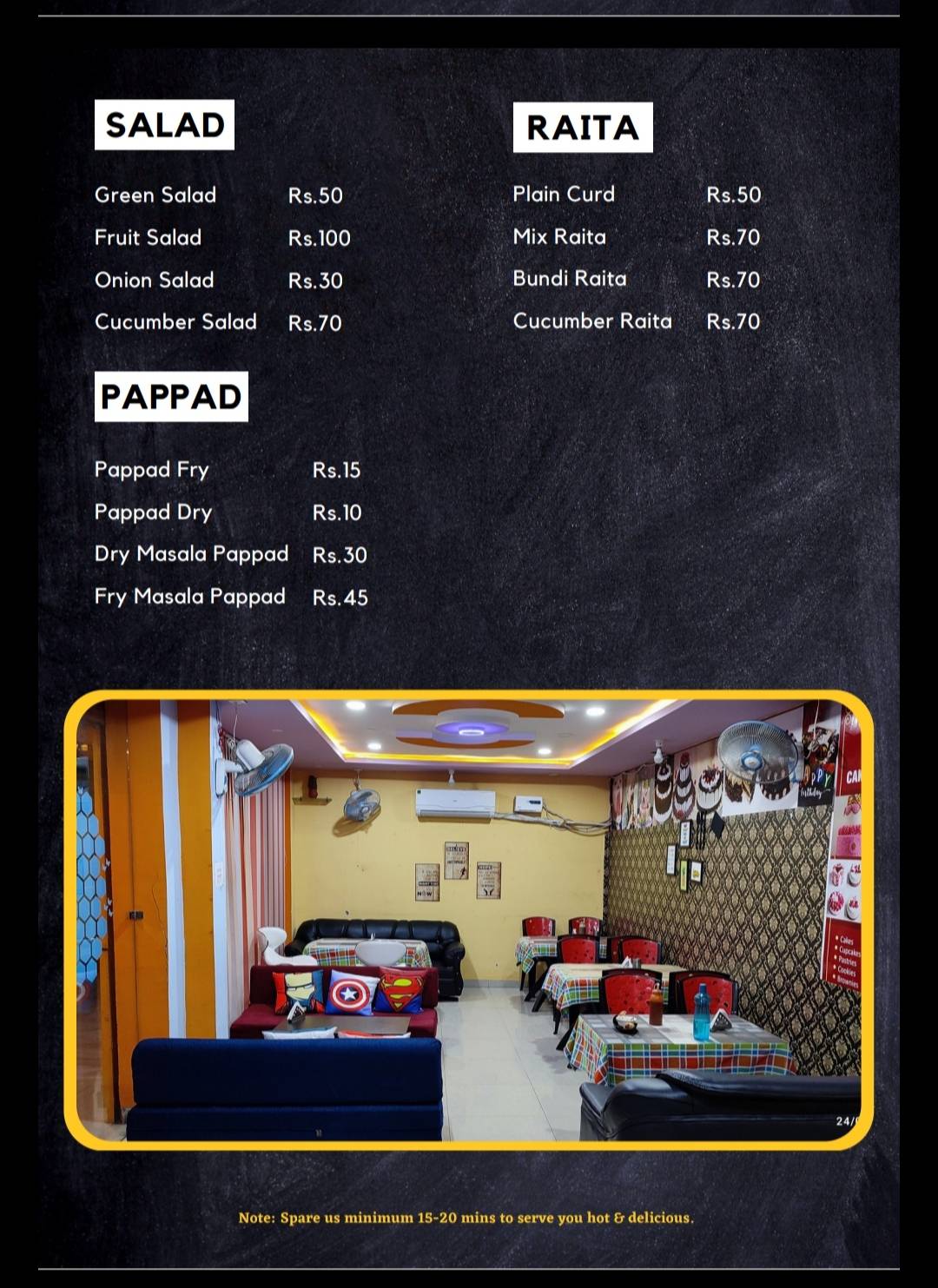 Menu at Tambo Junct'n- Lounge & Rooftop Restaurant, Chaibasa