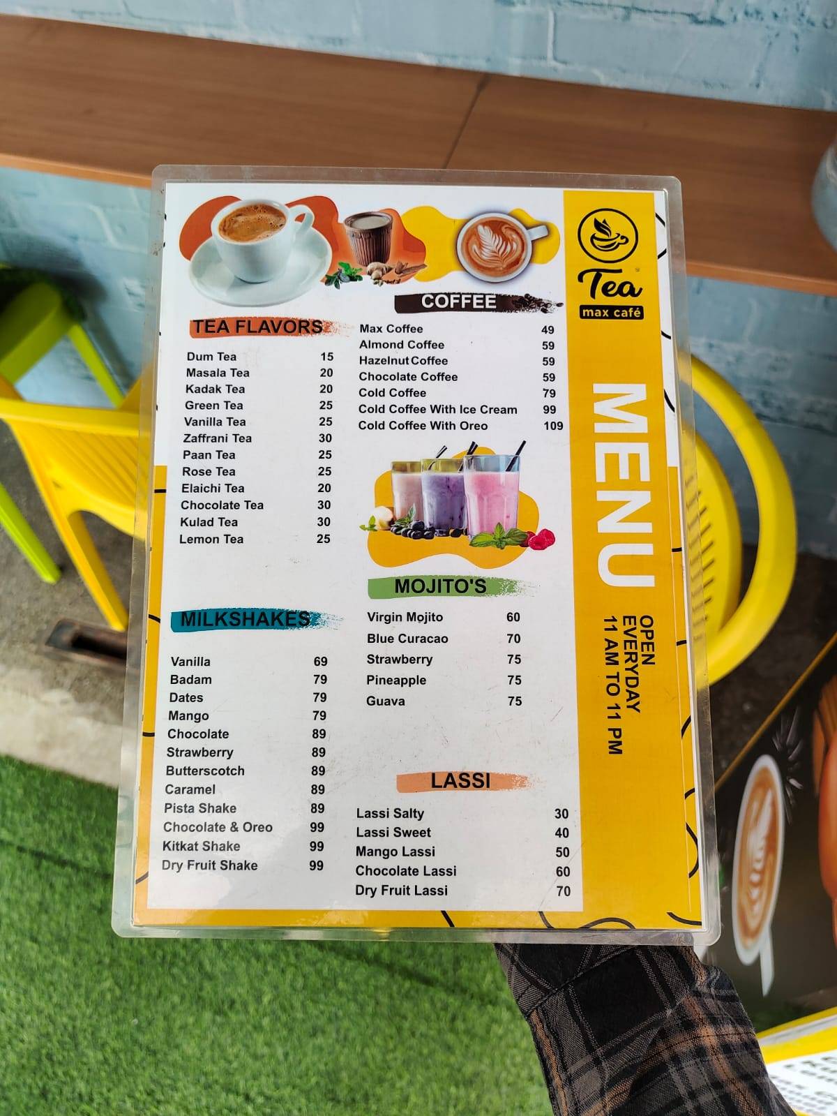 Menu at TeaMax Cafe Hesaraghatta Bangalore, Bengaluru