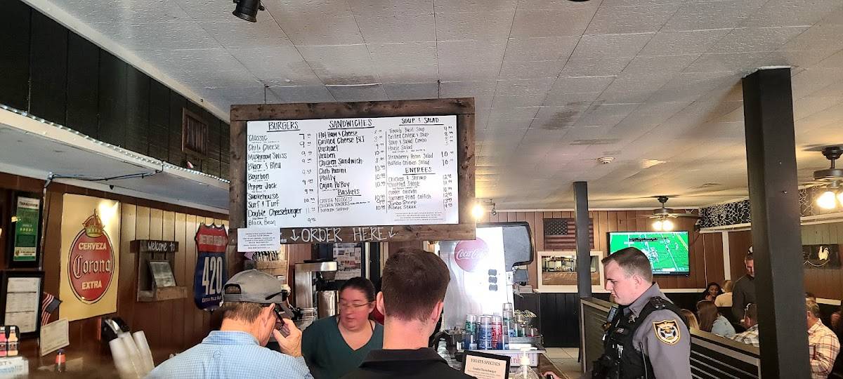 Menu at The Copper Grill restaurant, Copperhill