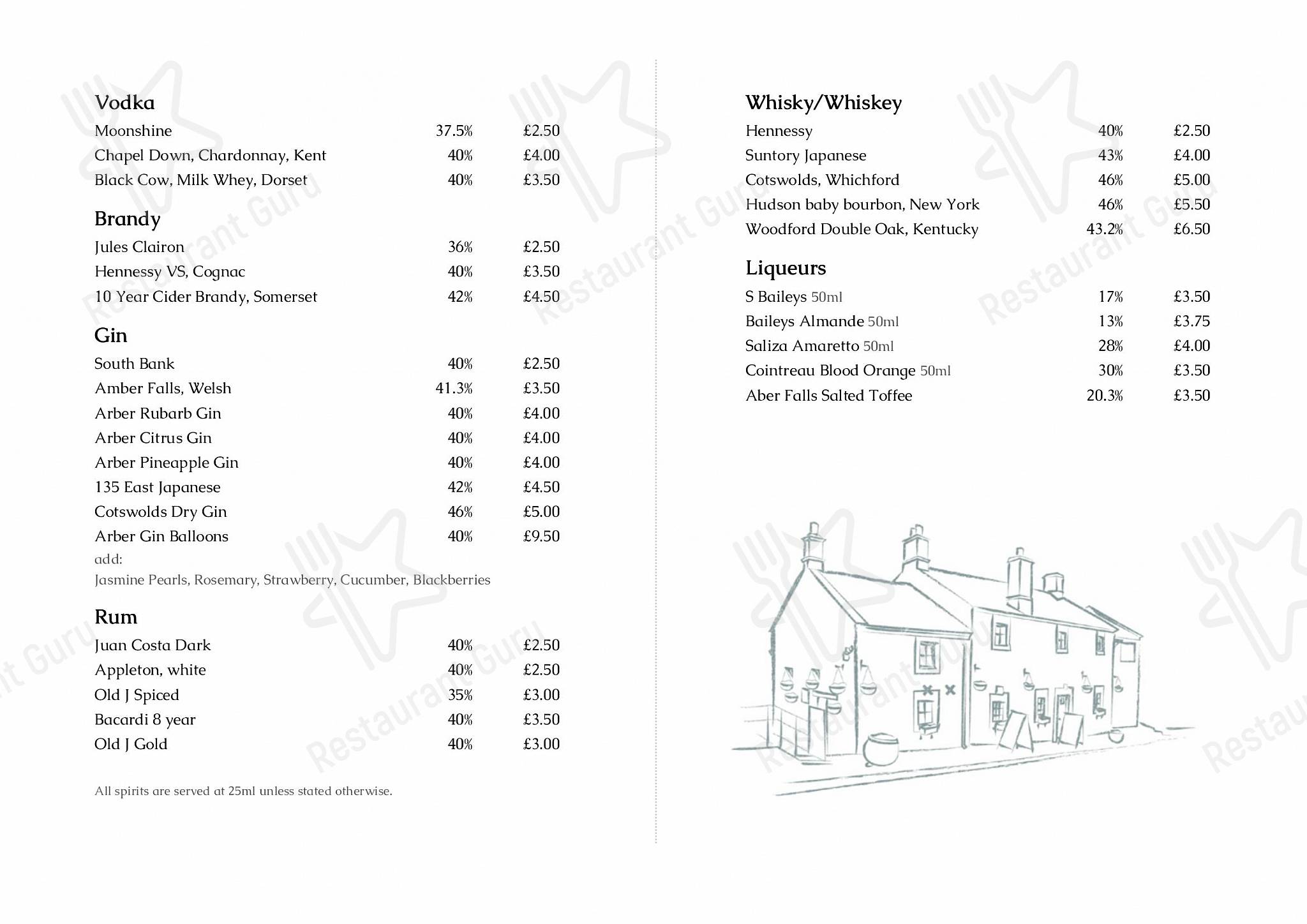 Menu at The Royal Oak Hawkeridge pub & bar, Westbury, Hawkeridge