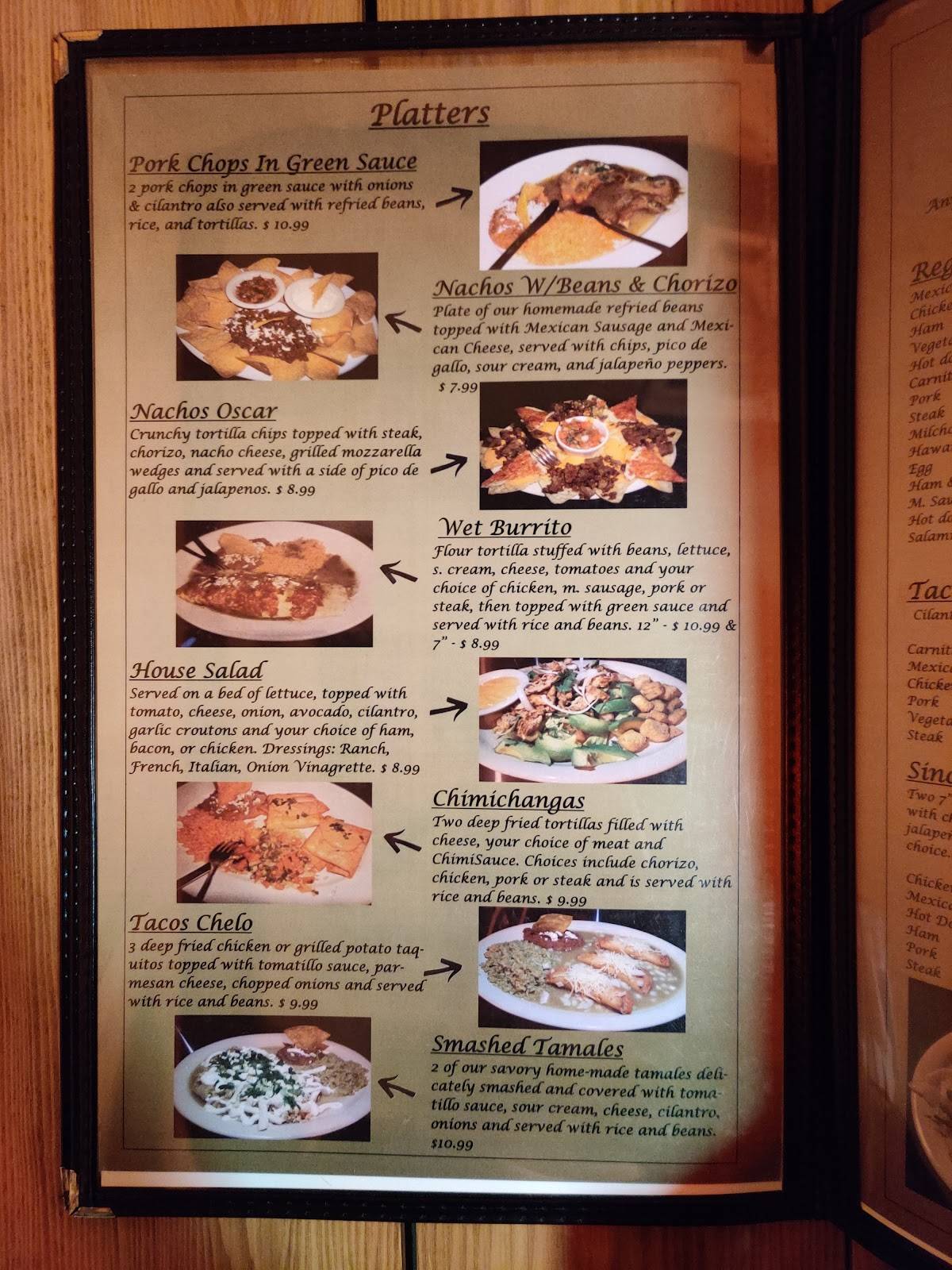 Menu at Tortas Johann Mexican Grill restaurant, Kokomo