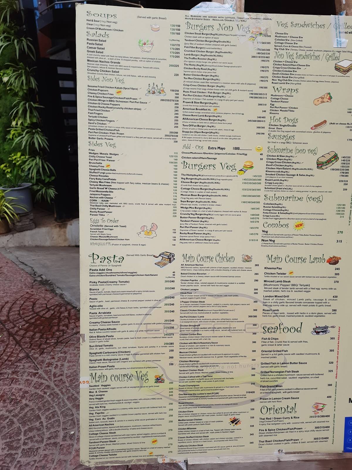Menu at Truffles Indiranagar, Bengaluru, 307