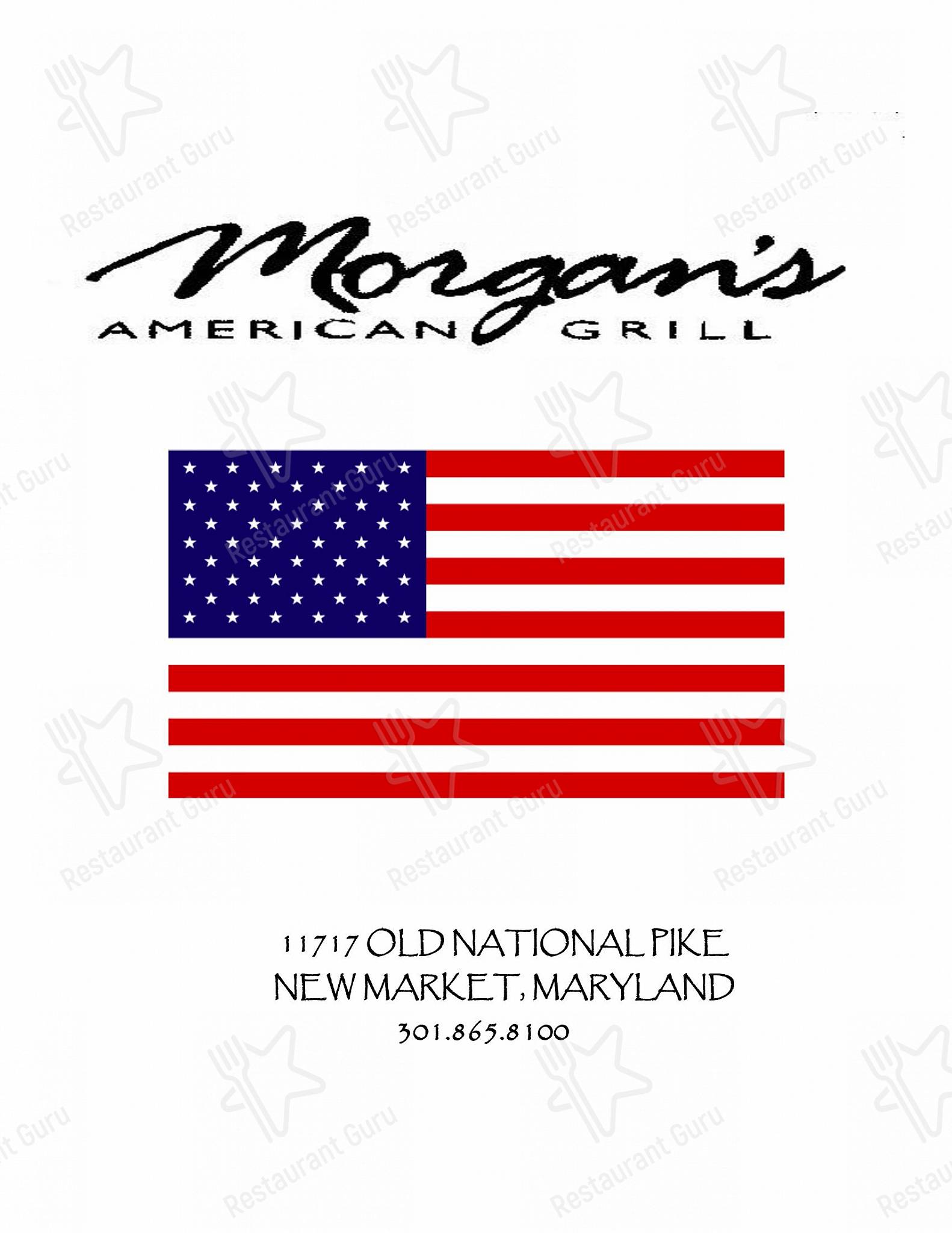 Menu at American Grill restaurant, New Market